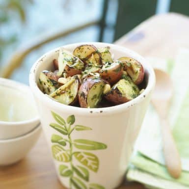 Grilled Pesto Potato Salad