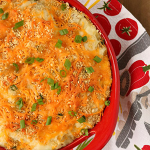 Cheesy Mashed Potato Casserole
