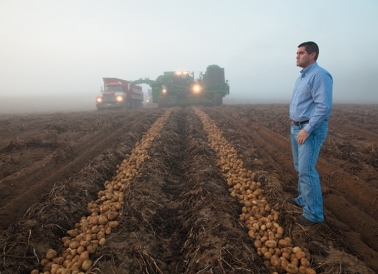 Jason Walther in the field