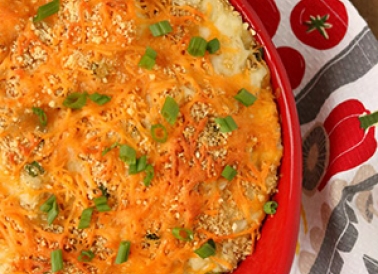 Cheesy Mashed Potato Casserole