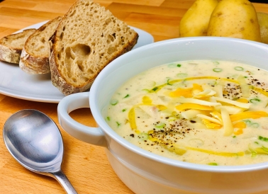 Spring Onion Potato Soup