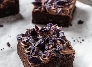 Purple Potato Brownies