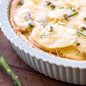 Cheesy Asparagus Tart