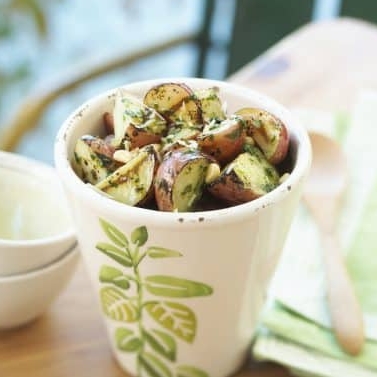 Grilled Pesto Potato Salad