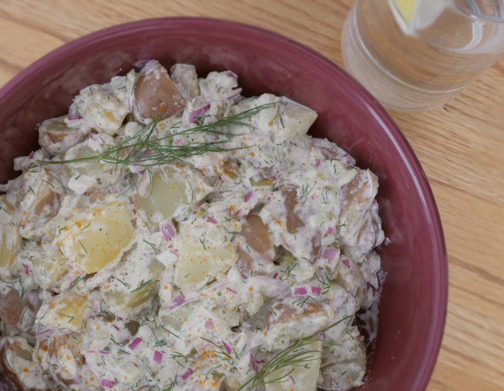 potato and dill pickle salad