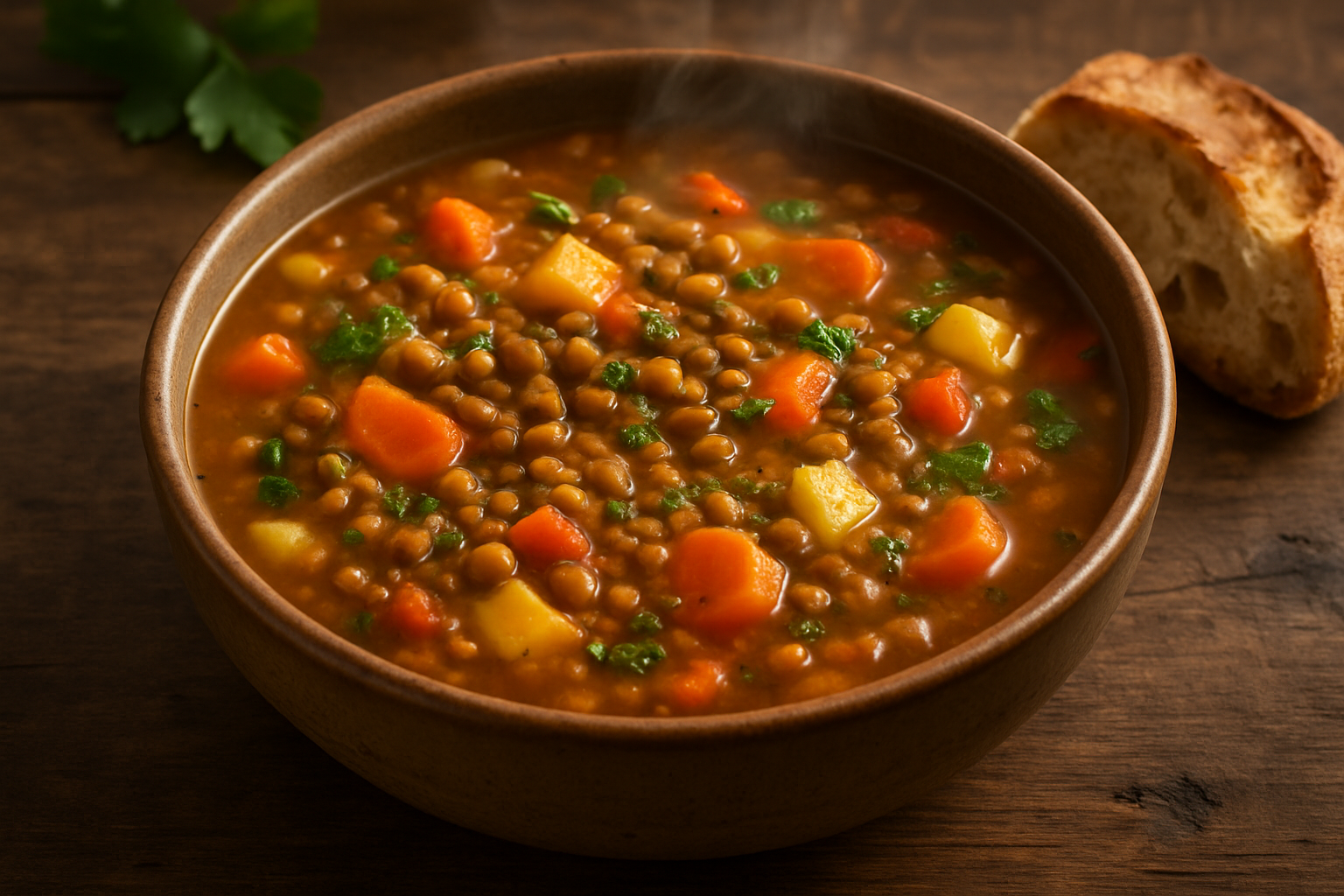 lentil and vegetable soup