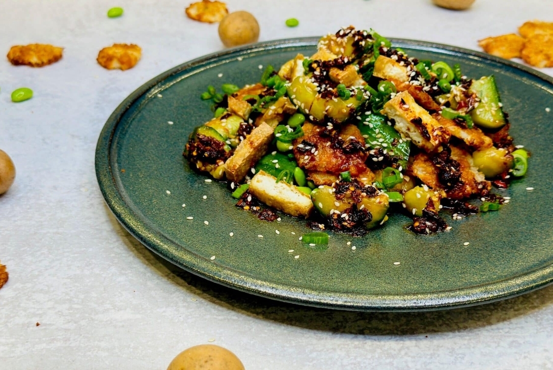 Asian Crispy Potato Salad