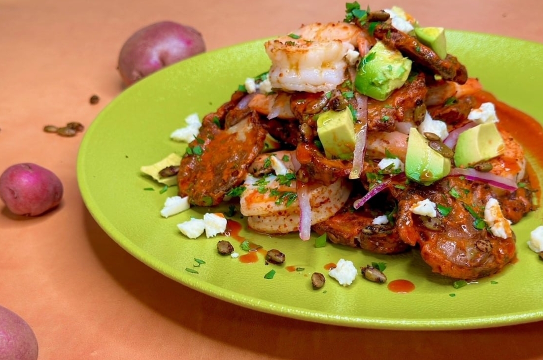 Mexican Crispy Potato Salad