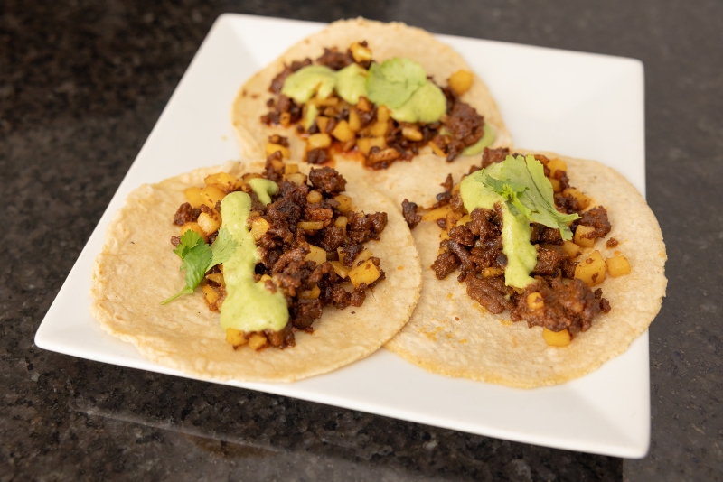 chorizo con papas